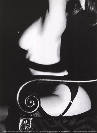 Framed French Curve Print