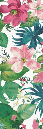 Framed Tropical Dream Bright on White II Print