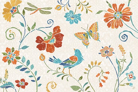 Framed Spanish Impressions II Print