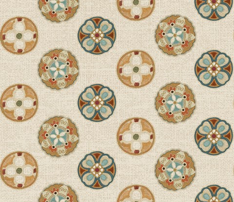 Framed Spice Suzani Patterns II Print