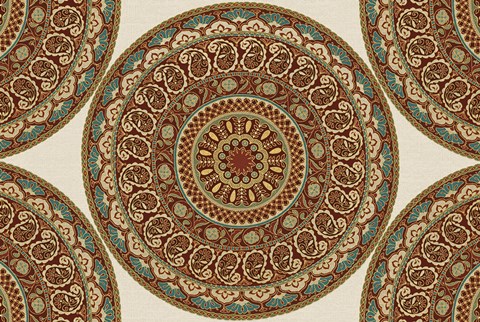 Framed Mandala Road I Print