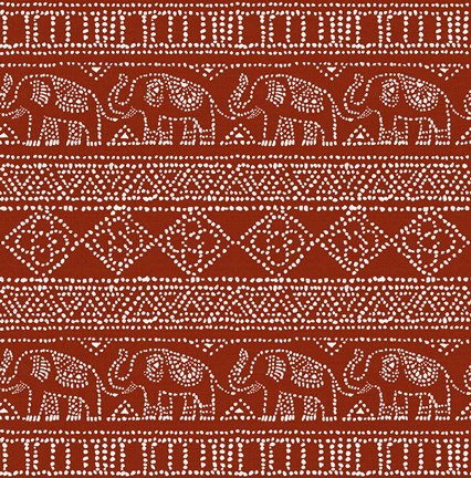 Framed Batik Pattern IM Print