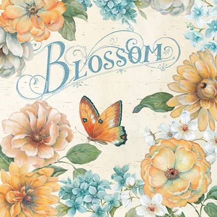 Framed Butterfly Bloom II Print