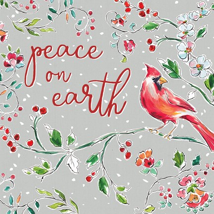 Framed Holiday Wings VI Print