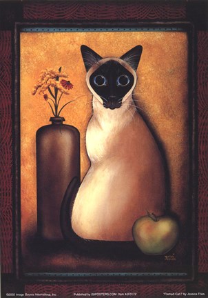 Framed Framed Cat I Print