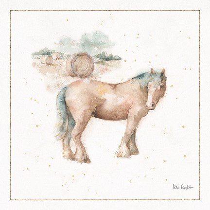 Framed Farm Friends XII Print