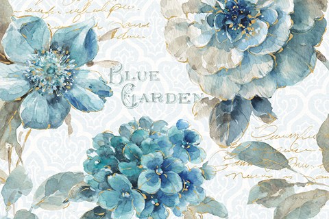 Framed Indigold I Print