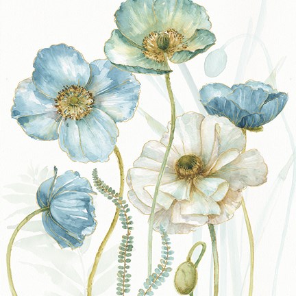 Framed My Greenhouse Flowers VI Crop Print