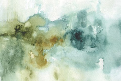 Framed My Greenhouse Abstract I no Gold Print