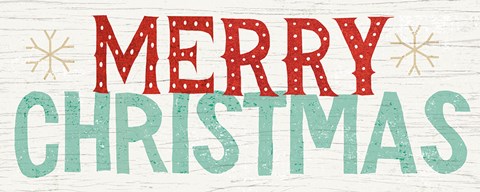 Framed Holiday on Wheels Merry Christmas v.1 Print