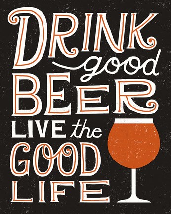 Framed Craft Beer III Print