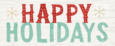 Framed Holiday on Wheels XVI Print