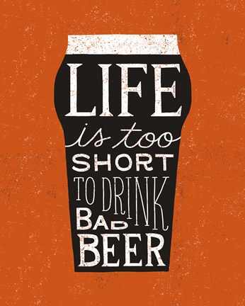 Framed Craft Beer I Print