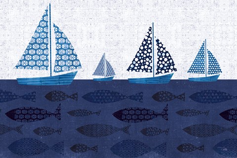 Framed Sunday on the Coast VII Print