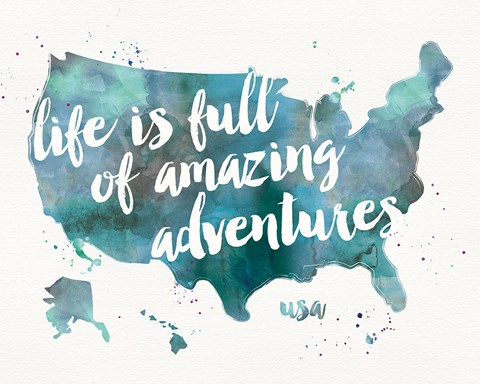 Framed Adventures I Print