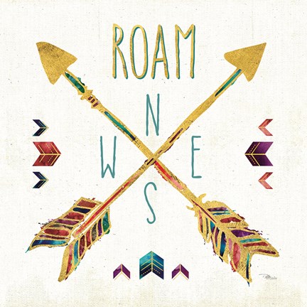 Framed Beautiful Arrows VI Print