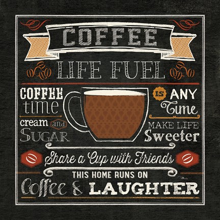 Framed Java Talk I Print