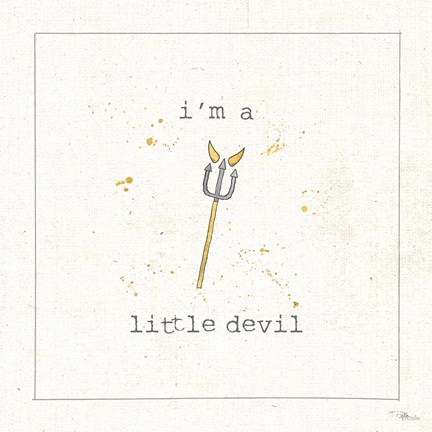 Framed Opposites Cuties XII Print