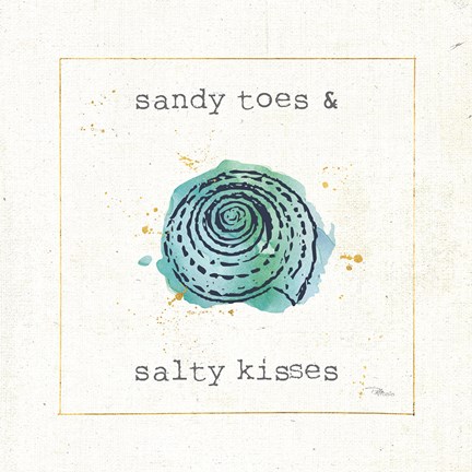 Framed Sea Treasures II Print