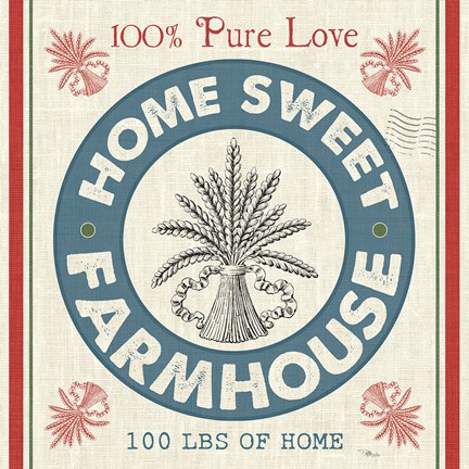 Framed Sweet Farmhouse I Print