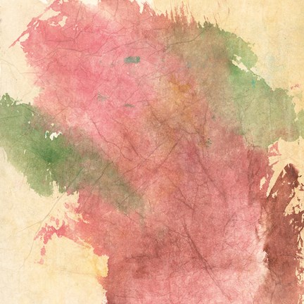 Framed Rouge Growth I Print