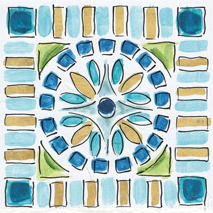 Framed Peacock Allegory VIII Print