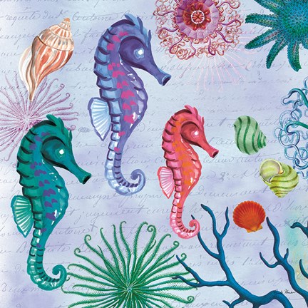 Framed Tropical Underwater II Print