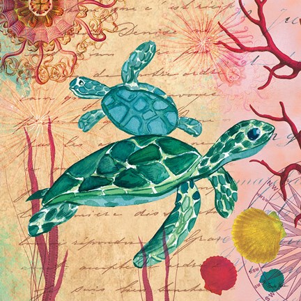 Framed Tropical Underwater IV Print