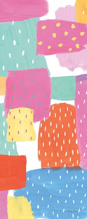 Framed Happy III Spots Crop Print