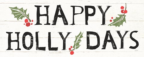 Framed Winter Days VI Black on Shiplap Print