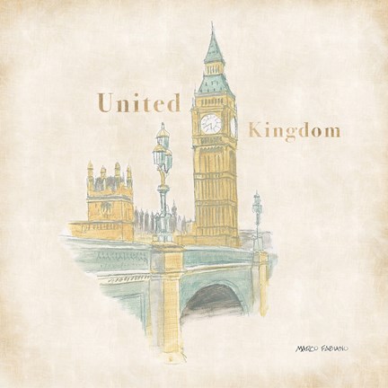 Framed World Trekker II Print