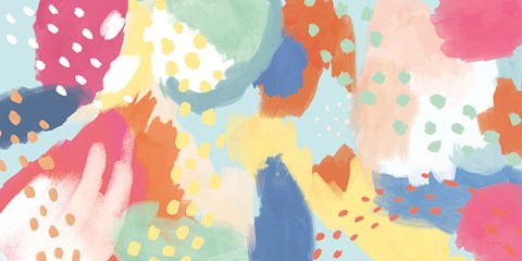 Framed Bright Life III Print