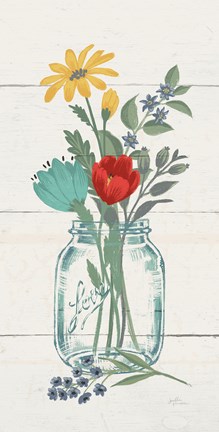 Framed Blooming Thoughts XI no Words Print