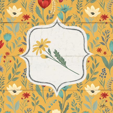 Framed Blooming Thoughts V Flower Print