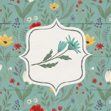 Framed Blooming Thoughts VI Flower Print