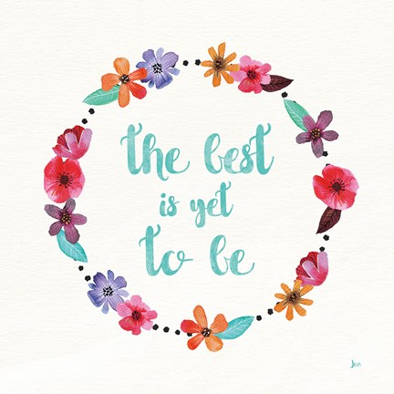 Framed Simply Amazing II Blue Print