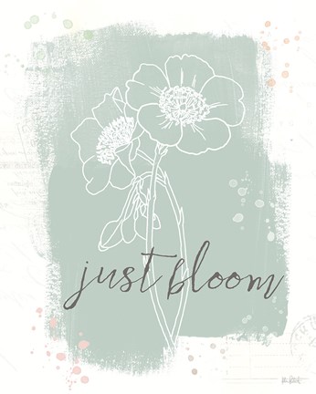 Framed Organic Lines II Print