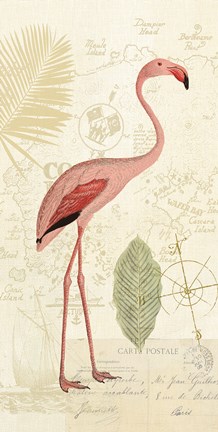 Framed Floridian I Panel Print