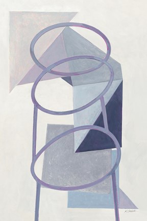 Framed Paper Trail II Print