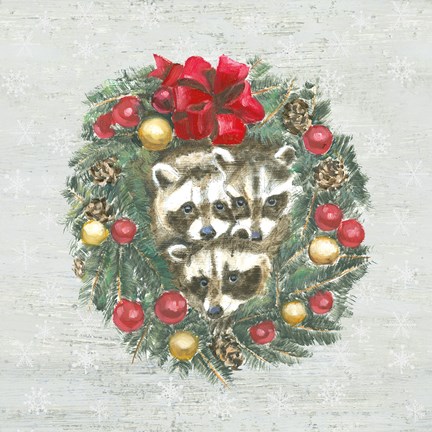 Framed Christmas Critters II Print