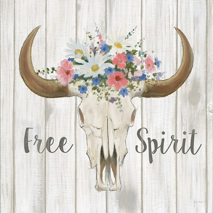 Framed Bohemian Rising II no Border Free Spirit Print