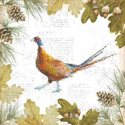 Framed Into the Woods VII Print