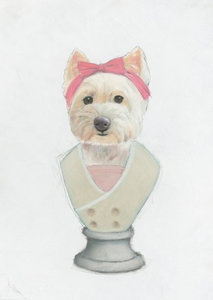 Framed Canine Couture II Print