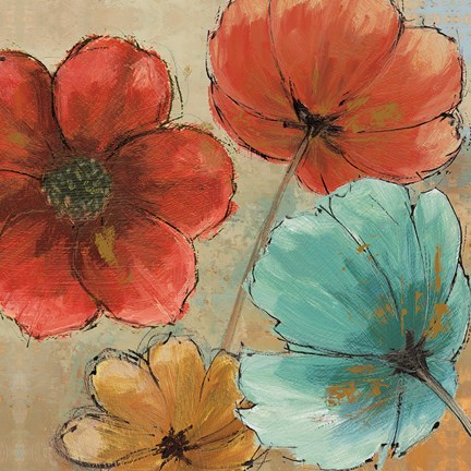 Framed Rainbow III Crop Print