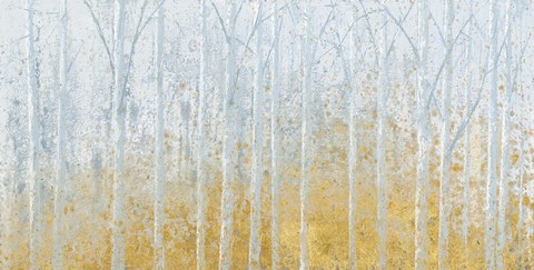 Framed Silver Waters Crop No River Gold Print