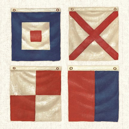 Framed Nautique XII Print