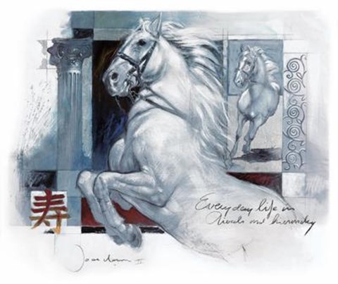 Framed Joadoor - Emperor Size 31.5x23.75 Print