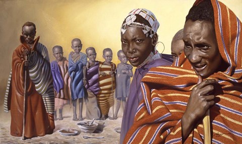 Framed Africa Ten Print