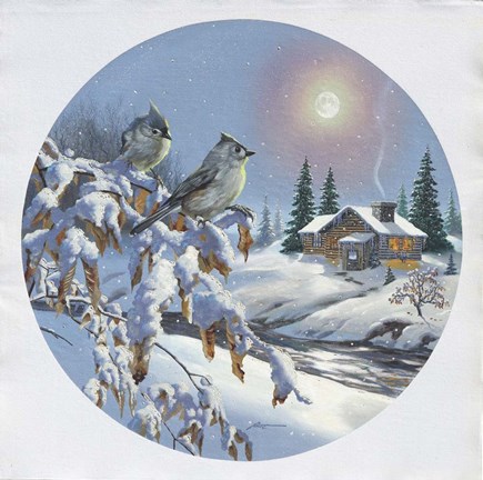 Framed Tufted Titmouse Print