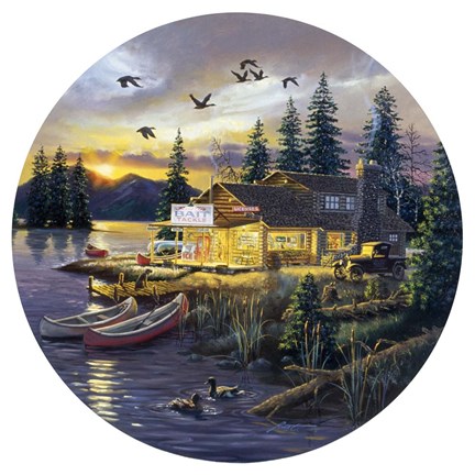 Framed Rusty's Retreat Print